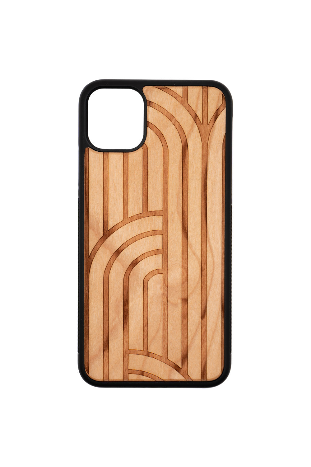 Cascade Engraving iPhone 11 Pro Max Wood Case