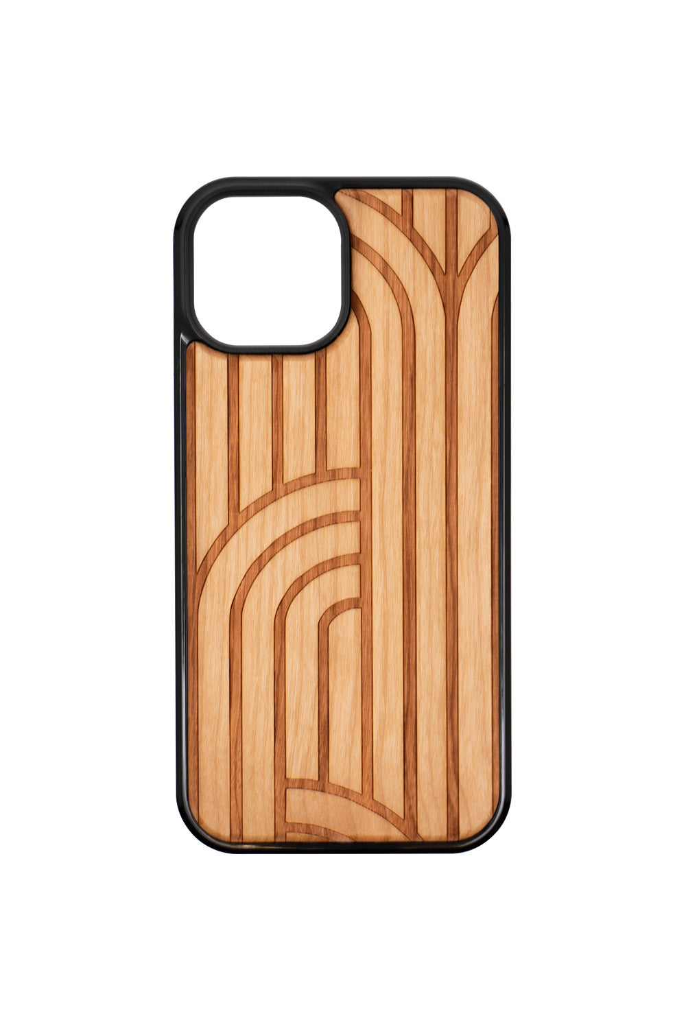 Cascade Engraving iPhone 13 Wood Case