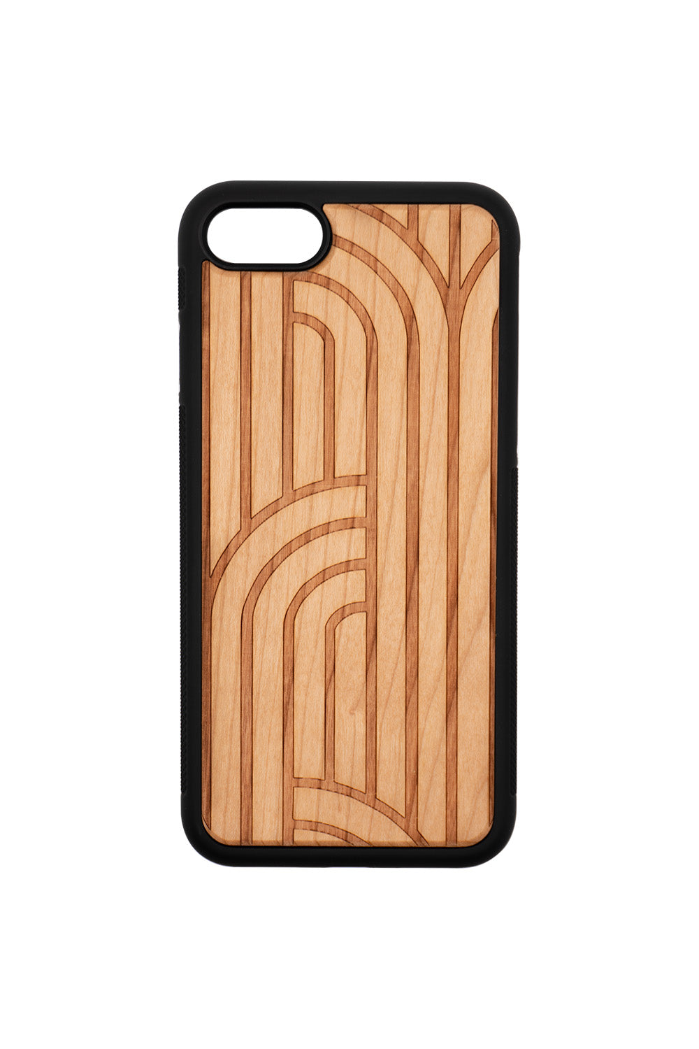 Cascade Engraving iPhone SE (2nd generation or later) Wood Case