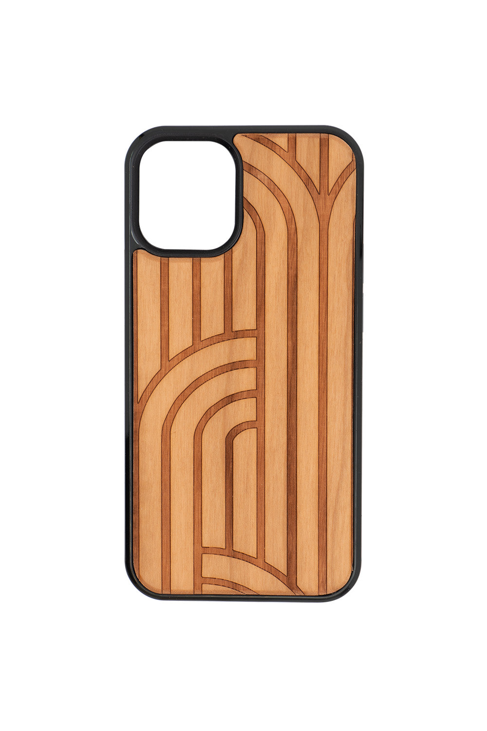 Cascade Engraving iPhone 12 mini Wood Case