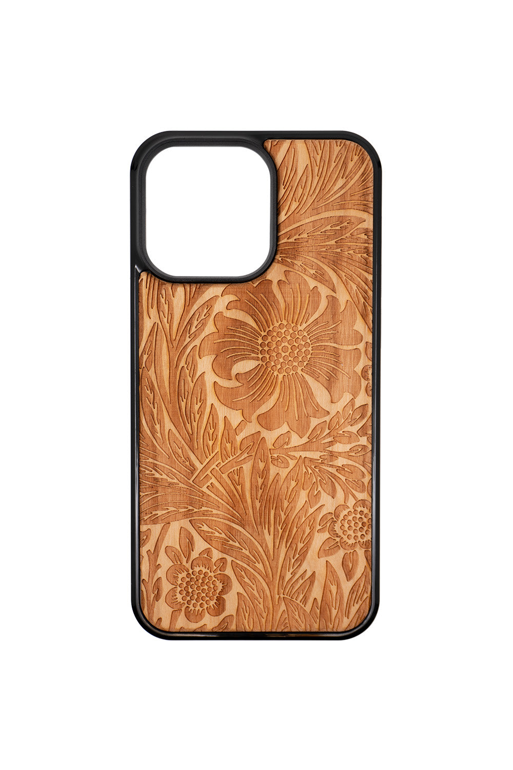 Daisy I Engraving iPhone 13 Pro Max Wood Case