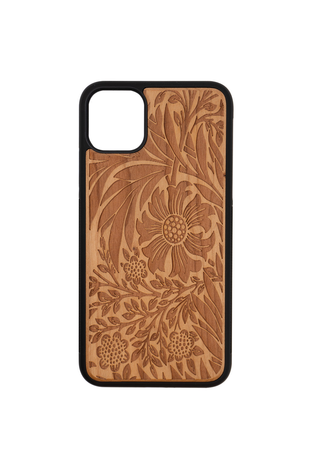 Daisy II Engraving iPhone 11 Pro Max Wood Case