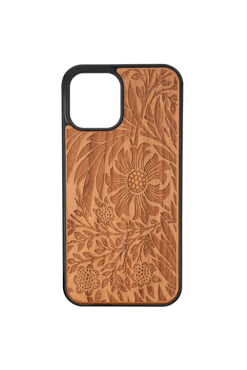 Daisy II Engraving iPhone 12 Pro Max Wood Case