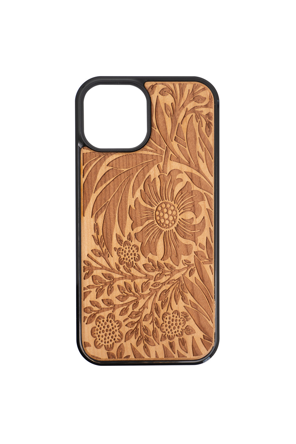 Daisy II Engraving iPhone 13 Wood Case