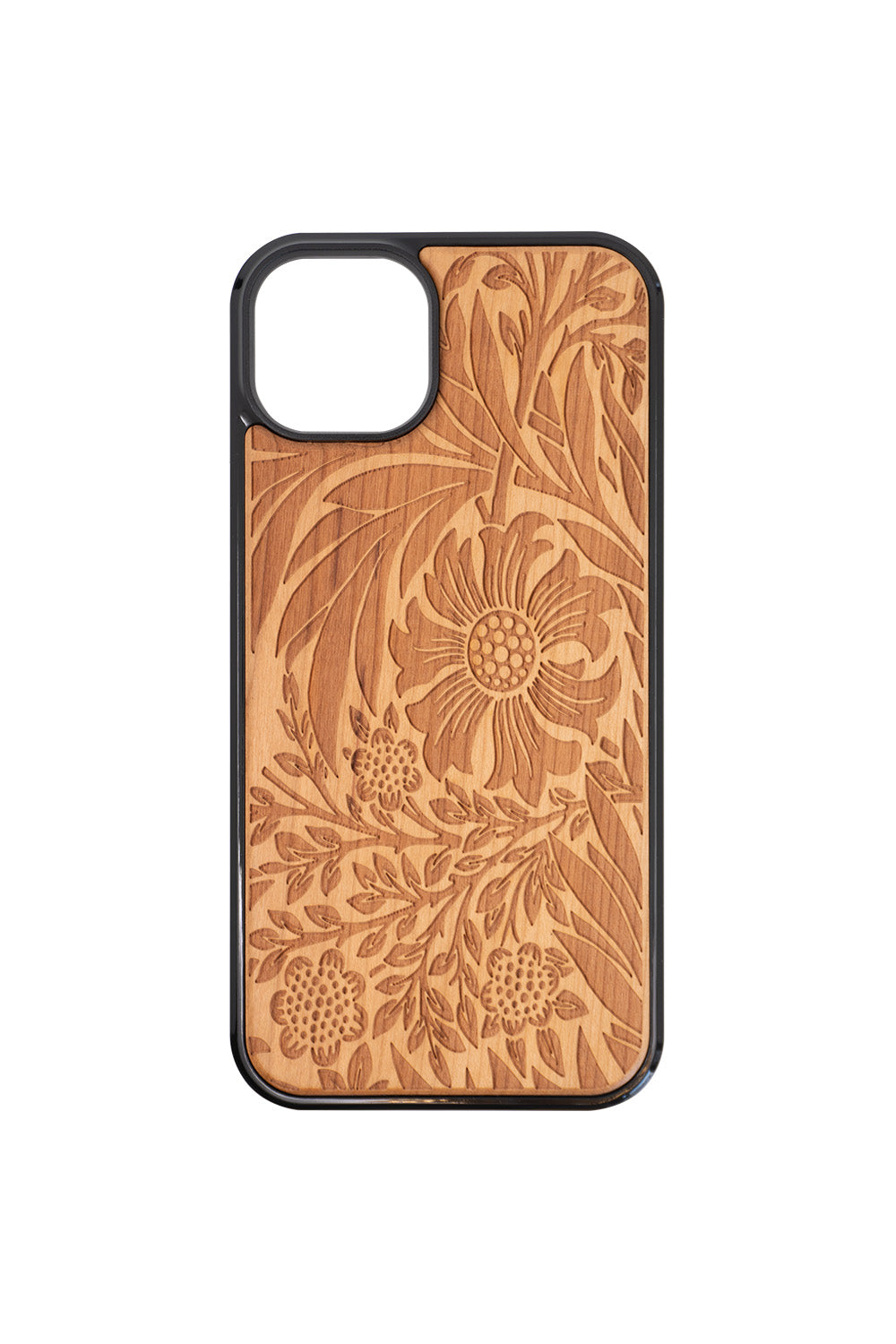 Daisy II Engraving iPhone 14 Plus Wood Case