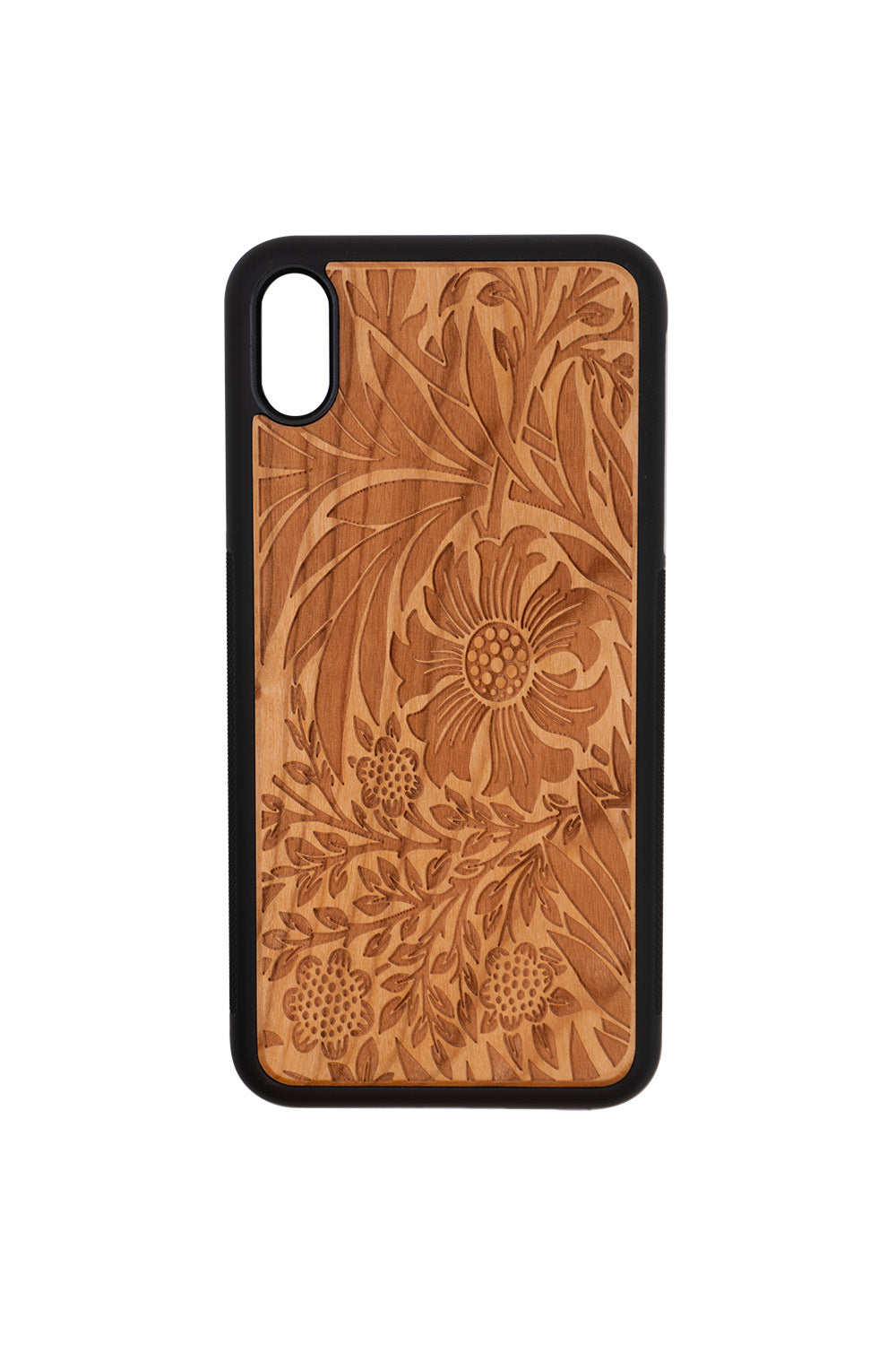 Daisy II Engraving iPhone XS Max Wood Case