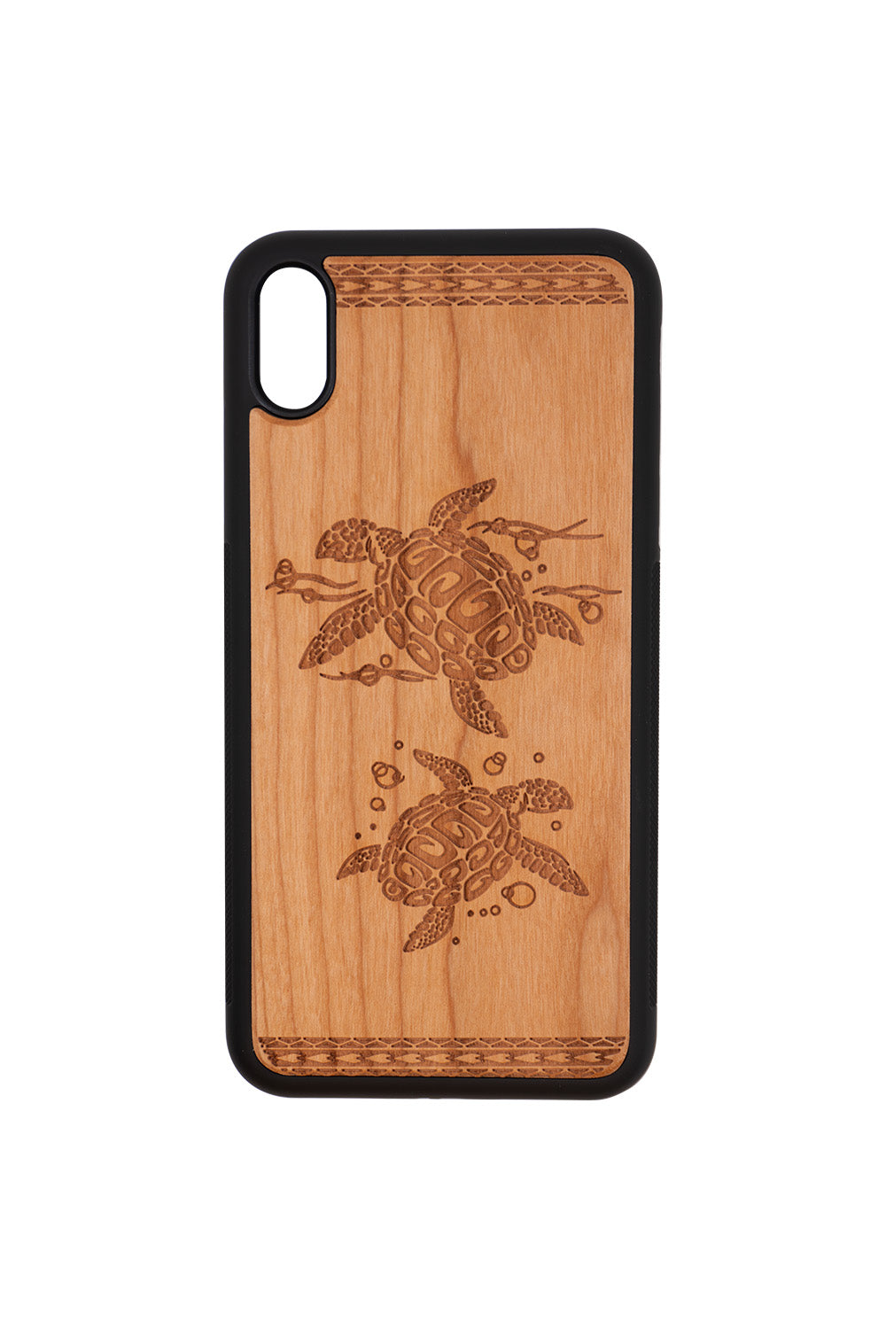 Honu Engraving iPhone XR Wood Case